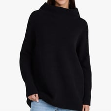 free people ottoman slouchy mock neck oversized tunic sweater XS EXTRA SMALL