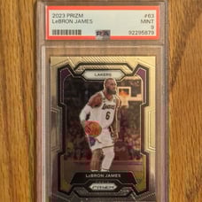 2023 Prizm LeBron James PSA 9