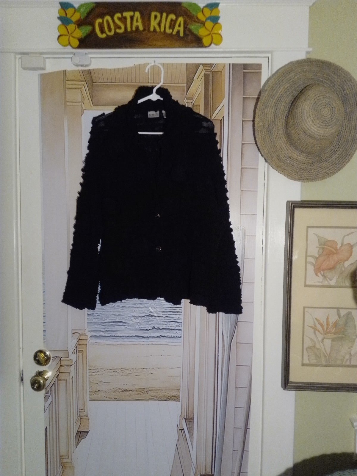 CHICO'S 'CHANEL' VINTAGE' Jacket; EXCELLENT-GREAT ; Size: 2 (Large)