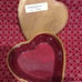 2004 Longaberger Valentines Sweetest Heart Basket Set in Warm Brown