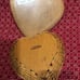 2004 Longaberger Valentines Sweetest Heart Basket Set in Warm Brown