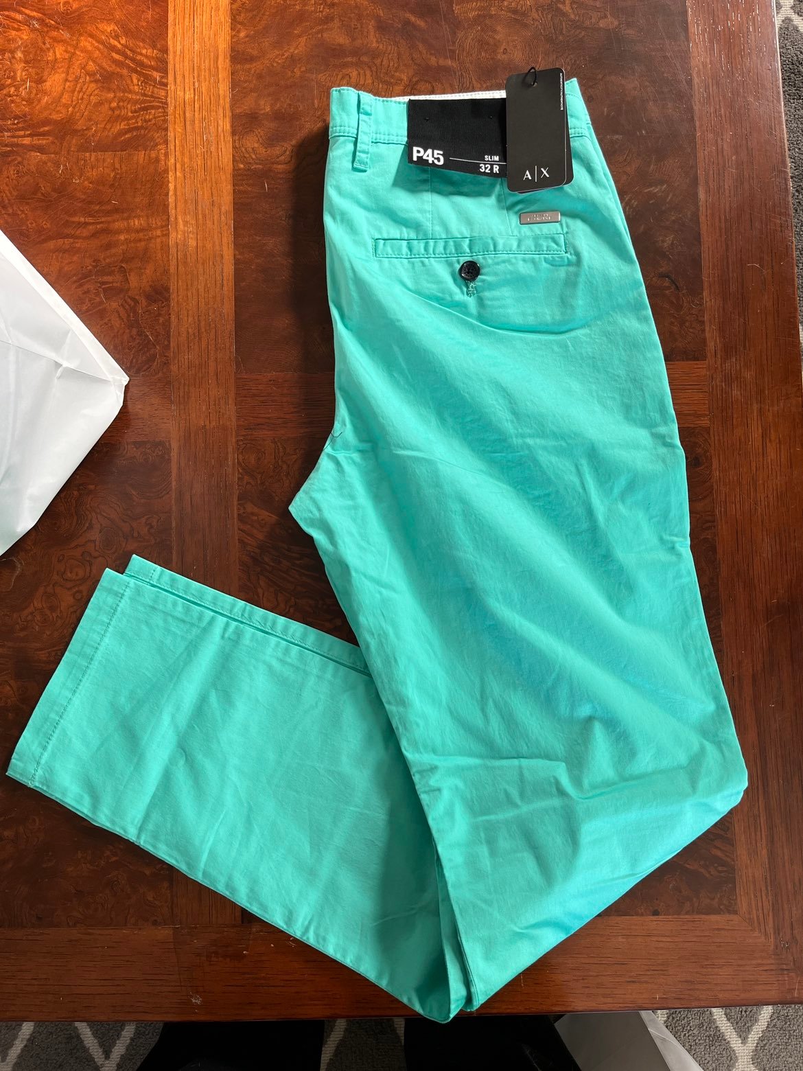 Armani exchange chino style pants