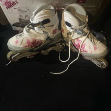 Bladerunner Phoenix G Inline rollerblades White Pink Girls Size 5-8