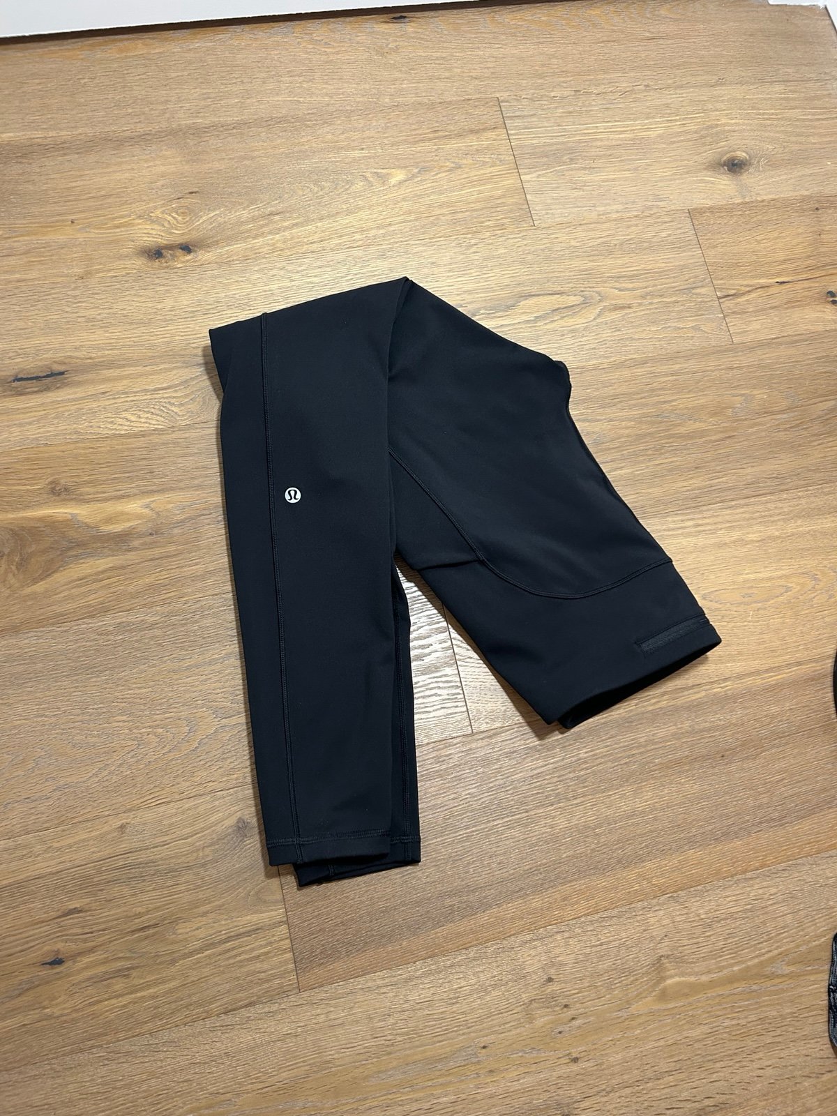 Size 6 full length black leggings long