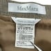 Vintage Max Mara Gold & Black Woven Linen Cotton Blend Skirt Womens Size 8