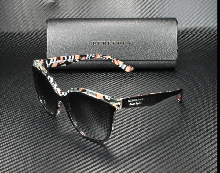Burberry Women's Black and Grey 55mm Sunglasses!