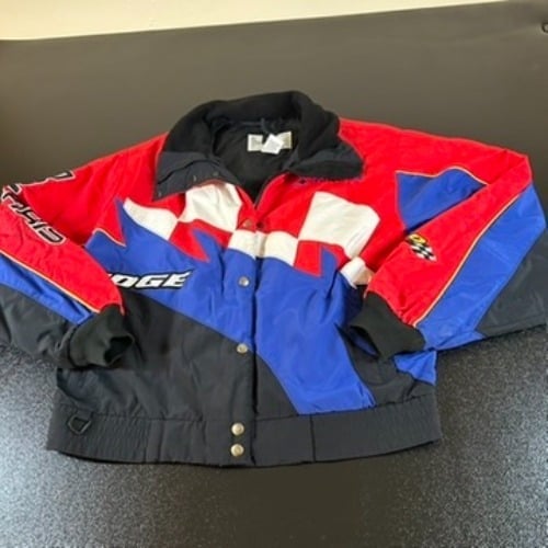Polaris Snowmobile Jacket Winter Ski Coat w/Liner Red Blue Vintage Womens Large