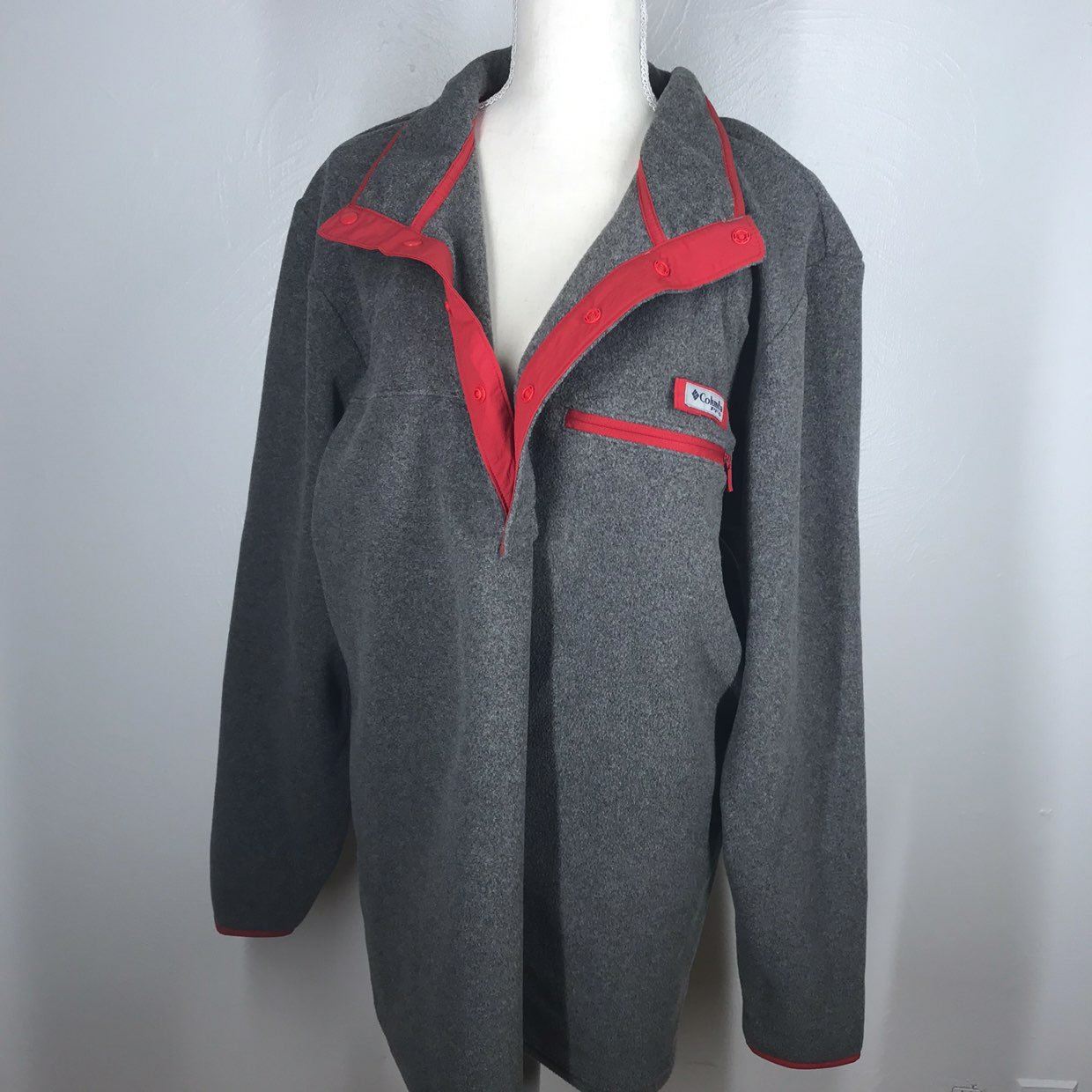 Columbia Mens PFG TSnap Fleece Harborsid
