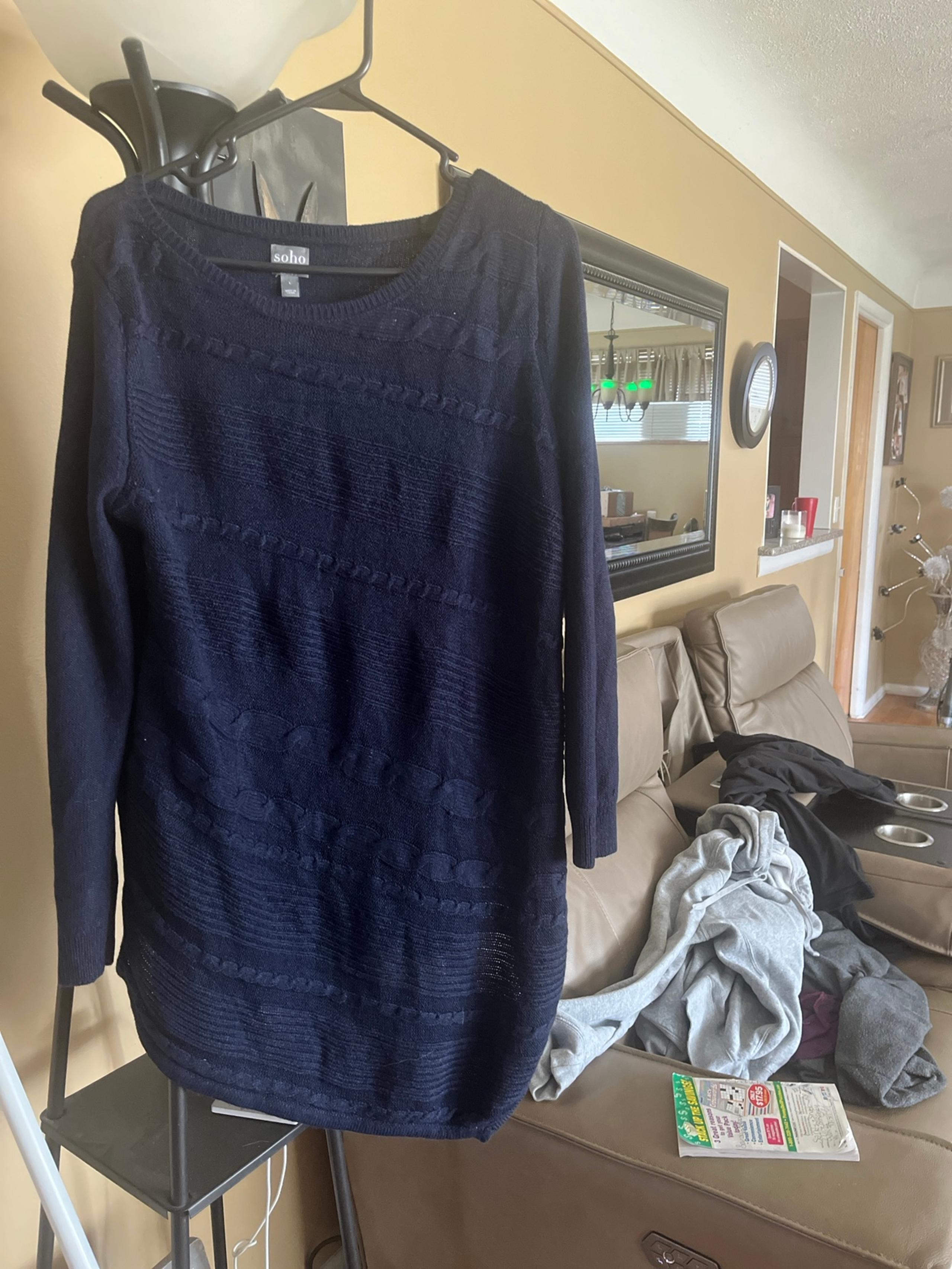 Womens New York and Co size L asymmetrical sweater