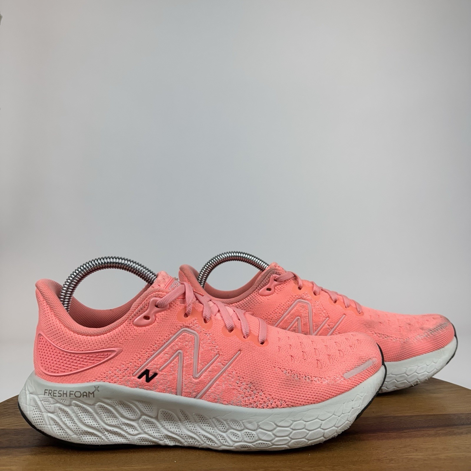 Womens New Balance Fresh Foam X 1080v12 Coral Pink Running Sneakers Shoes Size 8