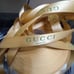 Gucci Ribbon Gold w/sage logo, 1 Roll 3/4”inch Wide, 75M (82yards)