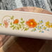 Corning Ware Wildflower A-3 -B Casserole Dish With Pyrex Lid