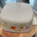 Corning Ware Wildflower A-3 -B Casserole Dish With Pyrex Lid