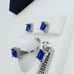 925 Sterling Silver Cubic Zircon Birthstone Jewelry Set, UU1P7A7072