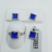 925 Sterling Silver Cubic Zircon Birthstone Jewelry Set, UU1P7A7072