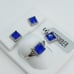 925 Sterling Silver Cubic Zircon Birthstone Jewelry Set, UU1P7A7072