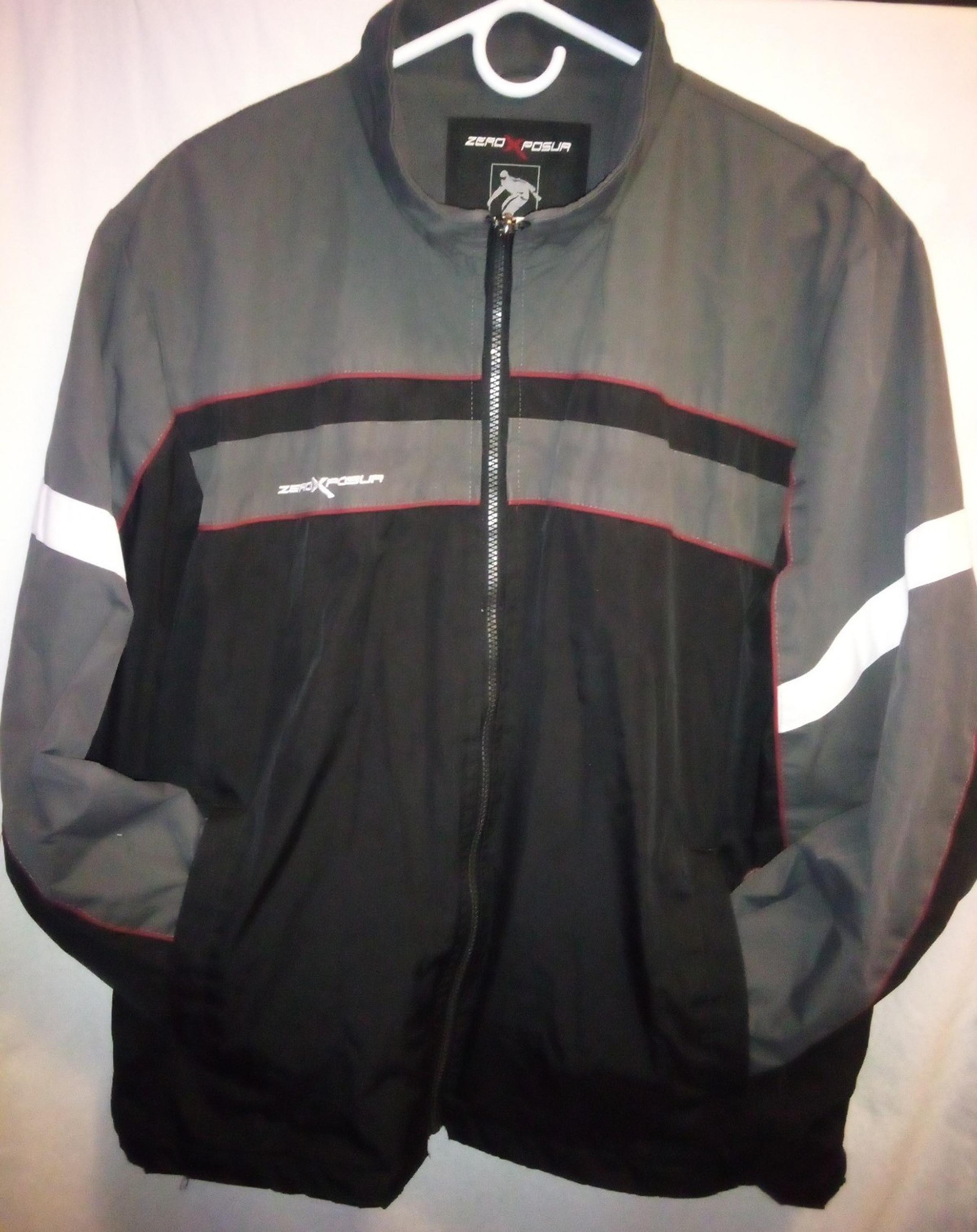 ZeroXposur Element Protector mens large ski/snowboard jacket black/grey