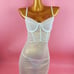 Bride Sheer Mesh Bodycon Slips