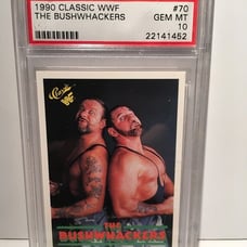 1990 Classic WWF The Bushwhackers PSA 10 Rookie Card