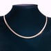 18K Pink Rose Gold Womens Flat Snake Herringbone Chain Necklace 16 18 Jewelry