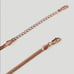 18K Pink Rose Gold Womens Flat Snake Herringbone Chain Necklace 16 18 Jewelry