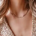 18K Pink Rose Gold Womens Flat Snake Herringbone Chain Necklace 16 18 Jewelry