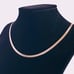 18K Pink Rose Gold Womens Flat Snake Herringbone Chain Necklace 16 18 Jewelry