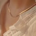 18K Pink Rose Gold Womens Flat Snake Herringbone Chain Necklace 16 18 Jewelry