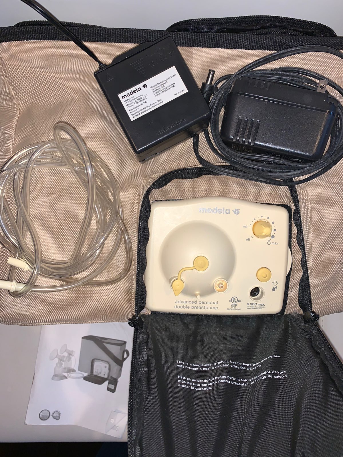 Medela breast pump PISA in bag