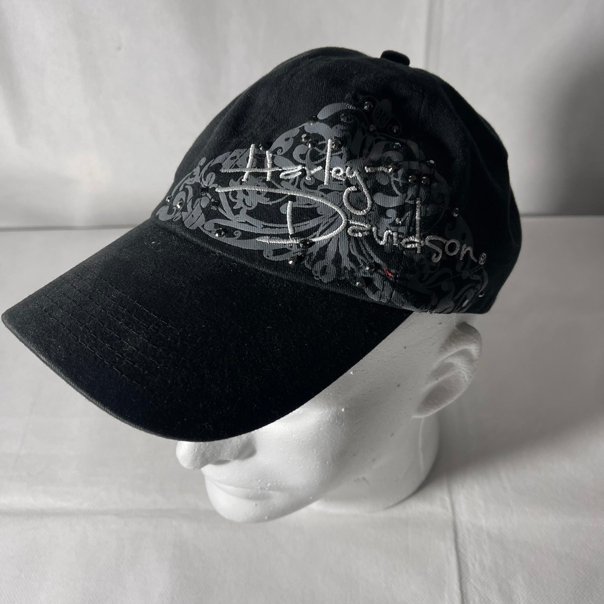 Harley Davidson Women’s Bling Hat Vintage Y2K