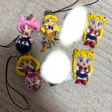 Retro Sailor Moon Magnet Keychain Set of 7
