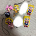 Retro Sailor Moon Magnet Keychain Set of 7