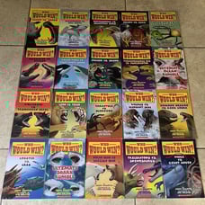 WHO WOULD WIN? Books Series by Jerry Pallotta Scholastic Lot of 20 RL3 animals *