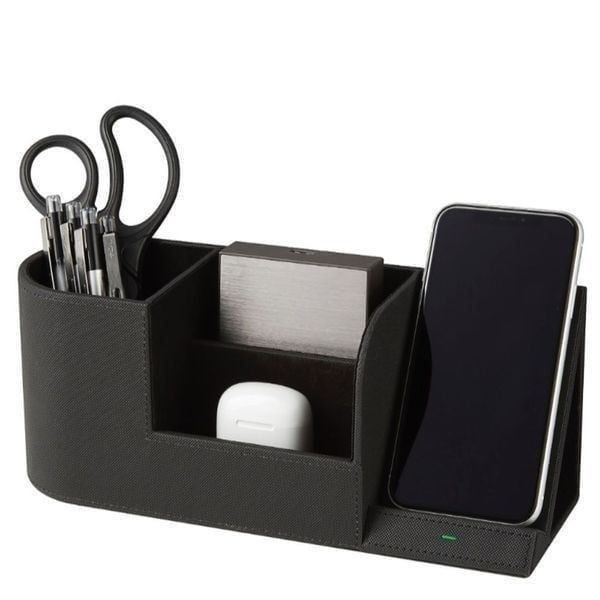 New NWT Realspace Desk Organizer w/Wireless Charger & Antimicrobial Treatment