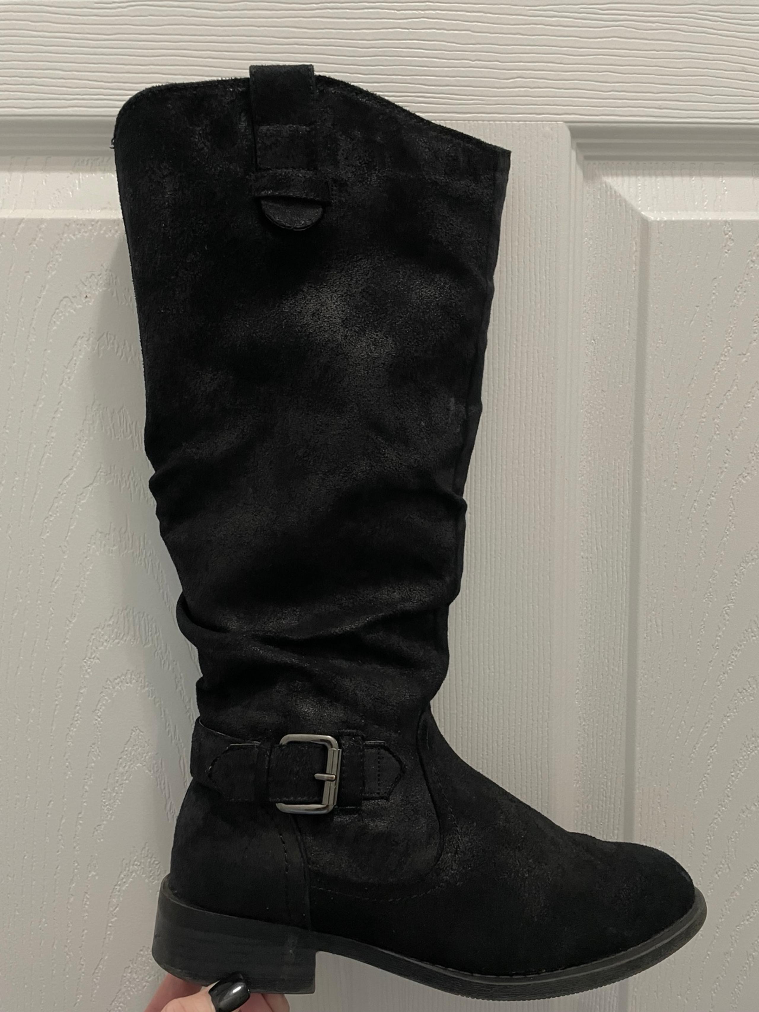 Target black knee-high riding boots