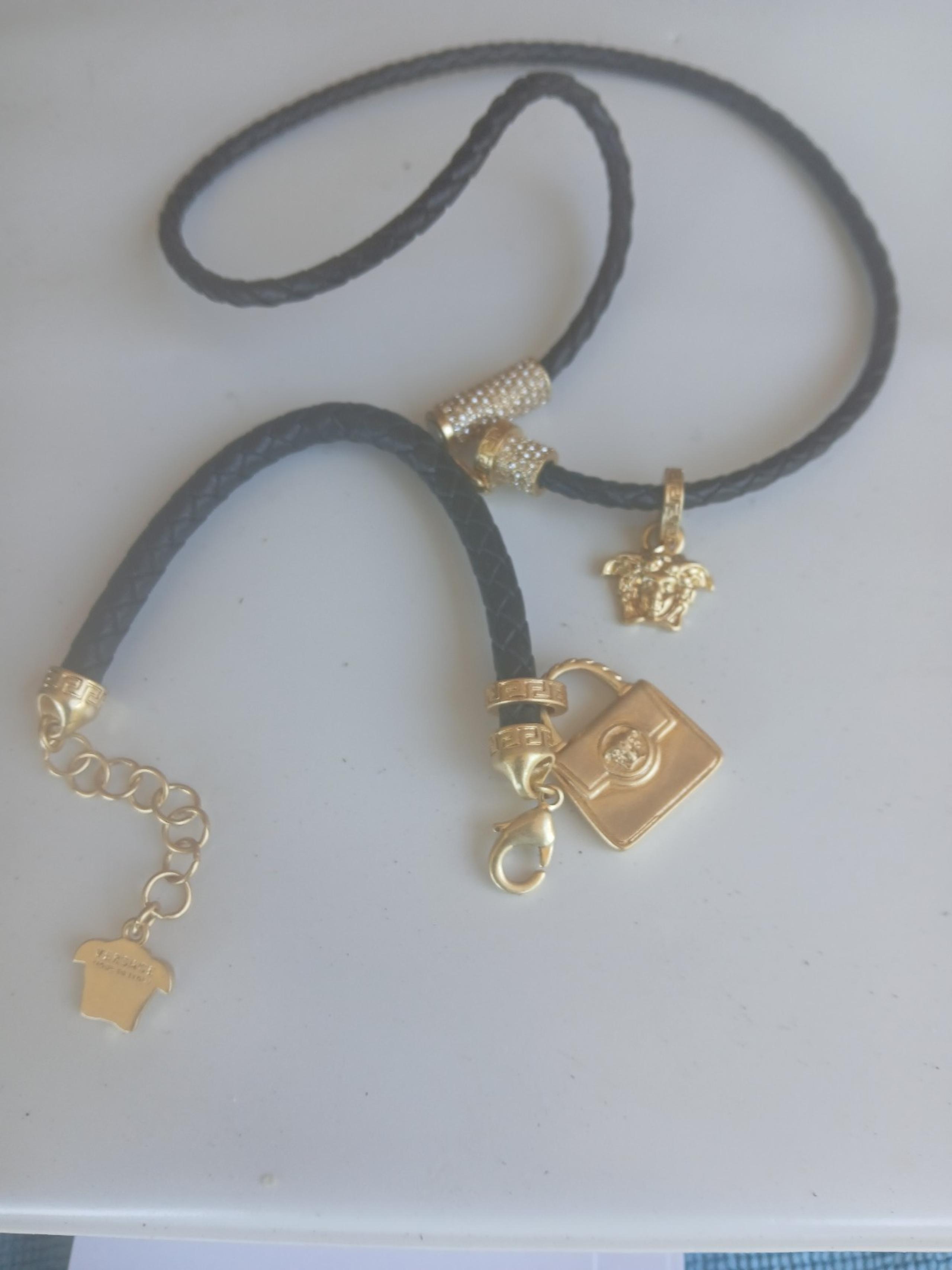 Versace Women's Necklace 18" and Bracelet mint condition
