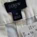 J. Crew White Scalloped Edge Chino Short Size 6 Linen Blend