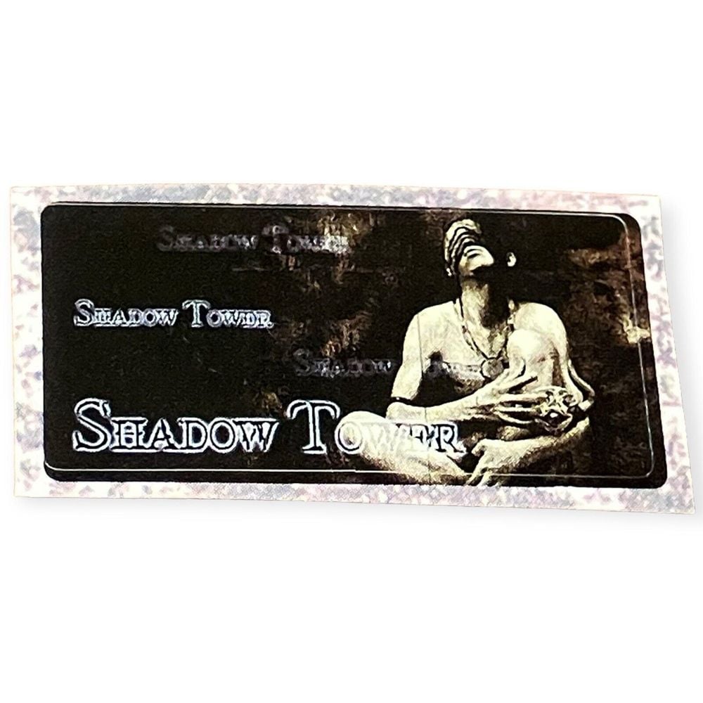 Sony PlayStation 1 Ps1 Shadow Tower FromSoftware Official Memory Card Sticker