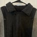 Sean John XL Men's Bomber Jacket Black Grey Wool Full Zip Collar Coat Fuzzy Read