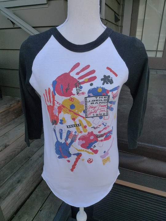 Rare 1982 J. Geils Band Concert Single Stitch Shirt * Womens Small (36)