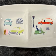 Kate Spade x Lenox Hopscotch Drive About Town Divided Server