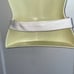 Vtg 80s Carolyn Tanner multi colored bead braided front Velcro strap belt