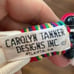 Vtg 80s Carolyn Tanner multi colored bead braided front Velcro strap belt