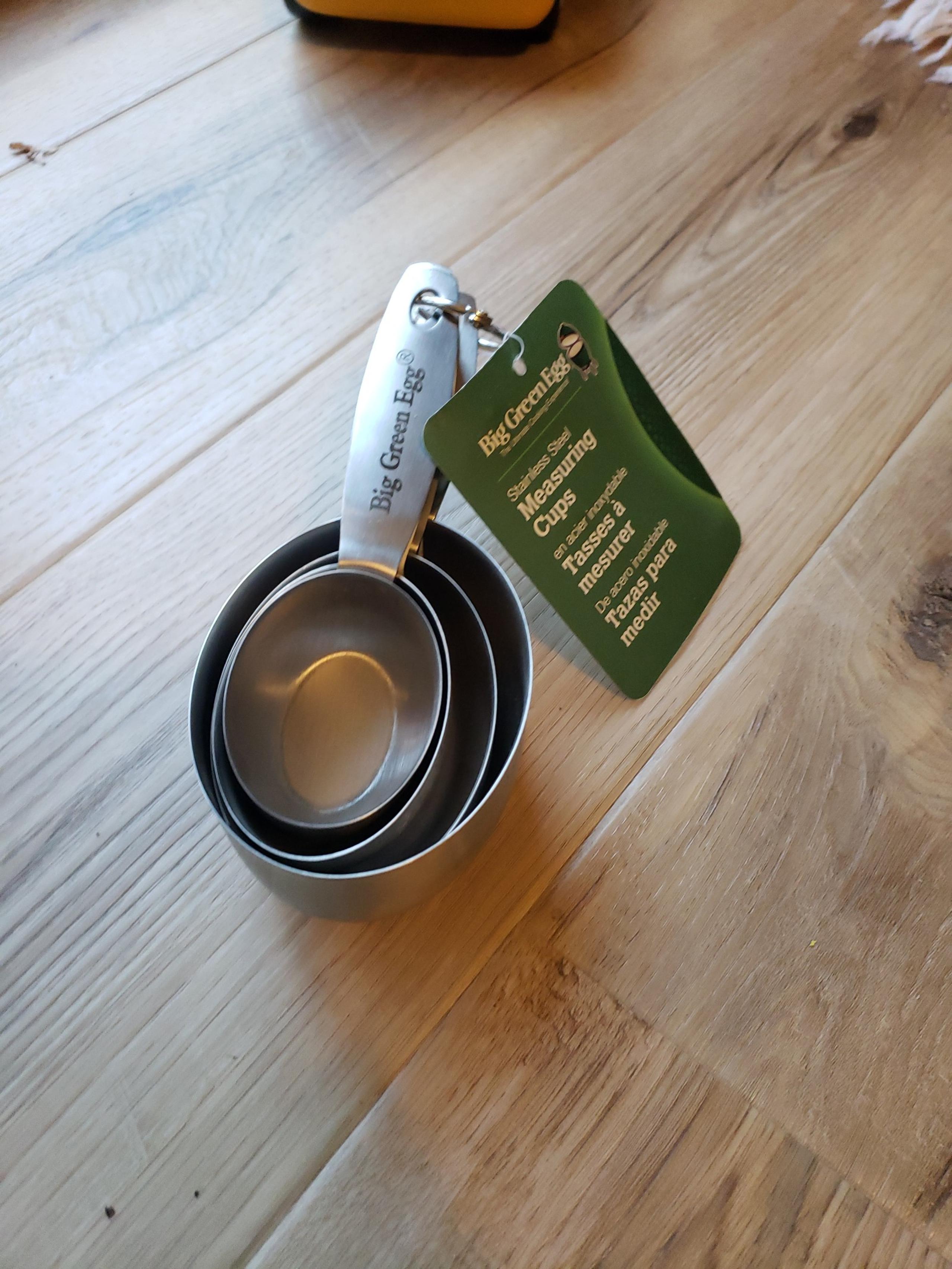 Big green egg stainless measuring cups