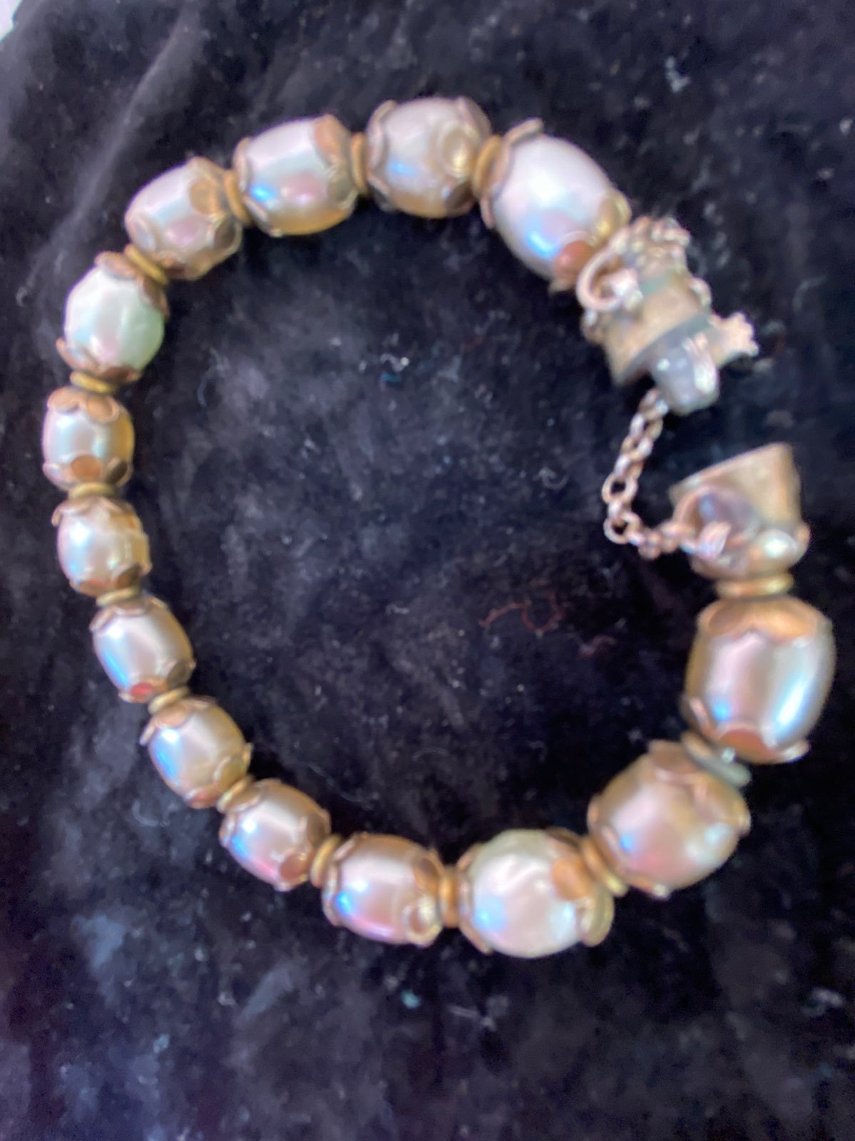Vintage Genuine Pearl Bracelet