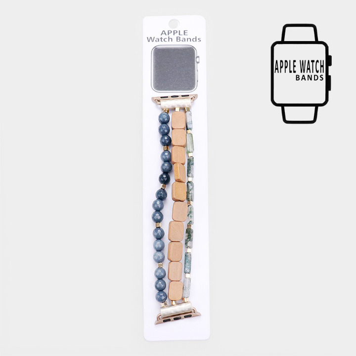 Apple Watch Wood Beaded band strap