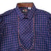 Vintage Kenny Rogers Western Collection Women Size L-XL Rodeo Plaid Blouse Shirt
