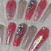 Bubblegum Marble Press On Nails