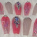 Bubblegum Marble Press On Nails