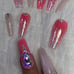 Bubblegum Marble Press On Nails